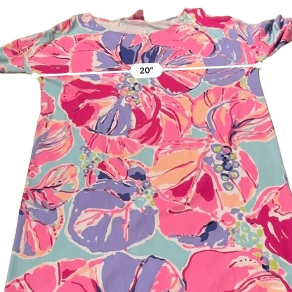 Lilly Pulitzer Lilla Multicolor Jam Out Engineered Exposed Shoulder Mini Dress S - Picture 9 of 10